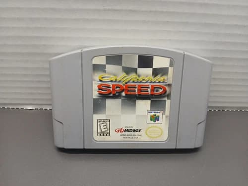 California Speed (Nintendo 64, 1999 Cleaned - Tested - Authentic N64 - Racing