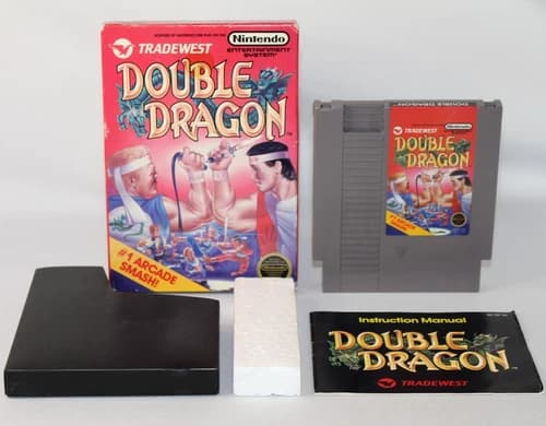 Double Dragon NES Nintendo Complete CIB! Good Condition! Circle Seal! Rare!