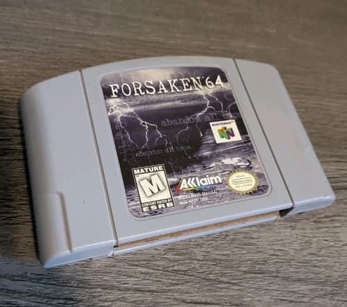 Forsaken 64 Nintendo 64 N64 1998 Authentic Tested & Works