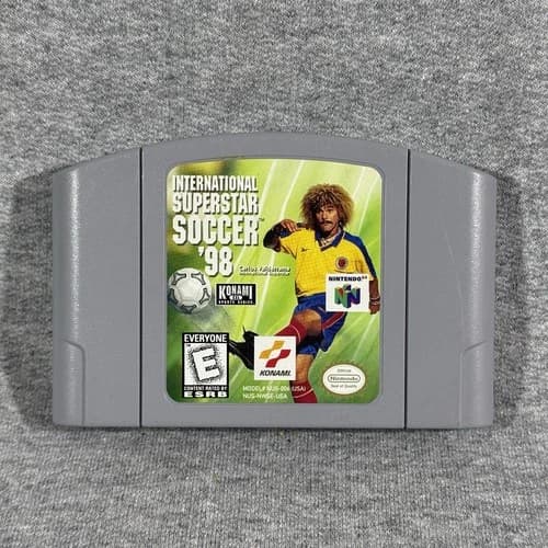 International Superstar Soccer '98 (Nintendo 64 N64 1998) TESTED Rare Mint Retro