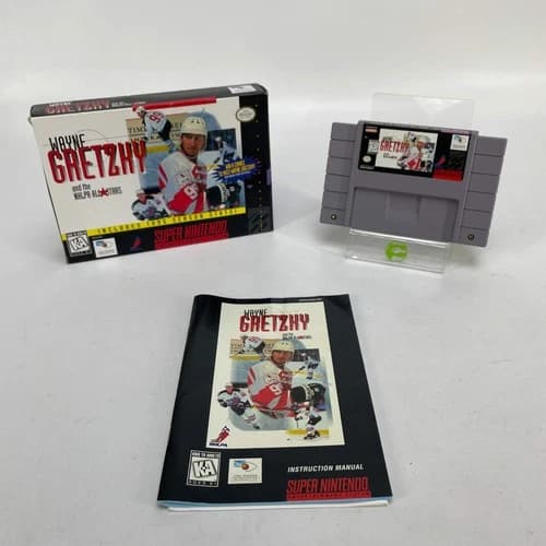 Wayne Gretzky and the NHLPA All-Stars (Super Nintendo SNES, 1995)