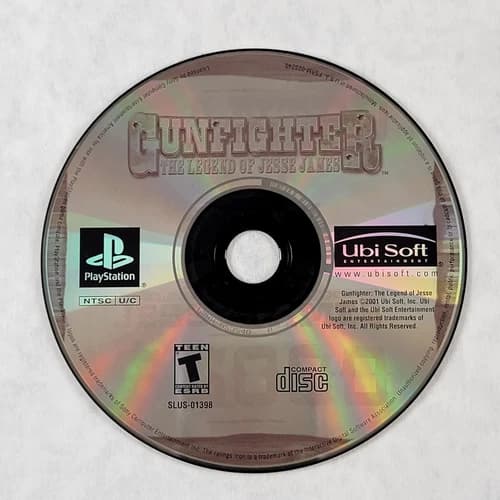 Gunfighter The Legend of Jesse James - Loose Sony PS1 Playstation 1 Disc