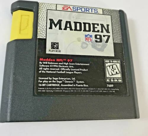 Madden NFL 97 Sega Genesis Video Game | CARTRIDGE ONLY