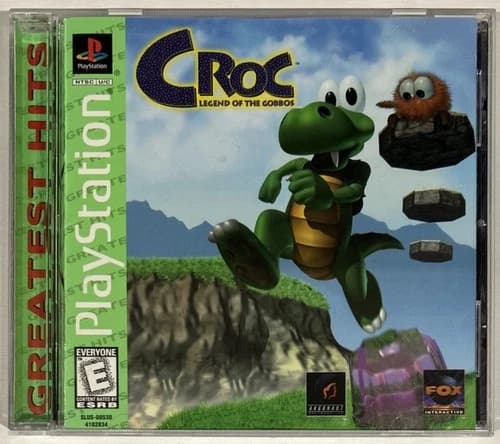Croc Legend of the Gobbos Playstation 1 PS1 Complete CIB w/RegCard Tested