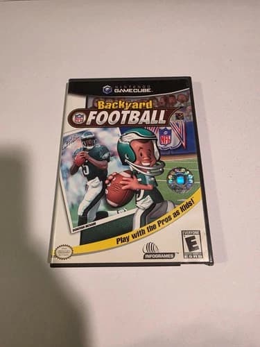 Backyard Football (Nintendo GameCube, 2002) ☆ Complete ☆