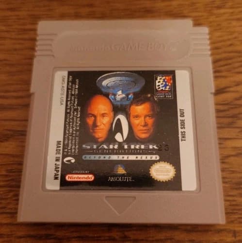 Star Trek Generations Beyond The Nexus Nintendo Game Boy Absolute Ent. 1994