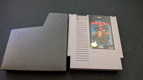 WCW World Championship Wrestling NES Nintendo Original Classic Authentic Game