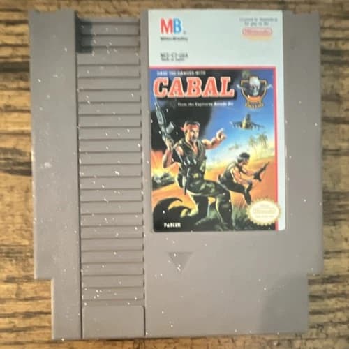 Milton Bradley Cabal Nintendo NES Game Cartridge NTSC-U/C US/Canada