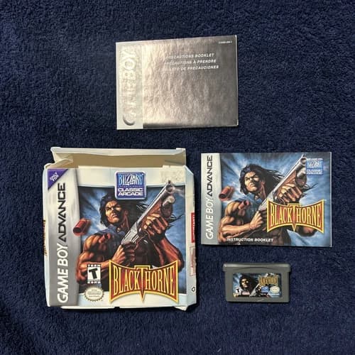 BlackThorne Game Boy Advance Nintendo GBA Authentic Saves
