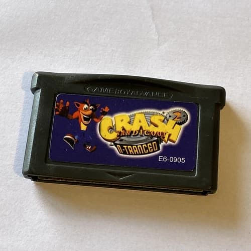 Game Boy Advance CRASH BANDICOOT - 2 N-TRANCED Tested