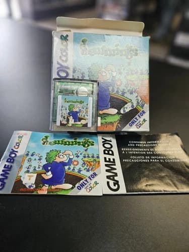 Lemmings (Nintendo Game Boy Color, 2000) Complete In Box CIB