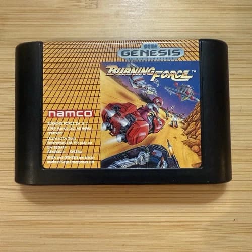 SEGA 💥 Burning Force 💥 Genesis Cart Only Authentic Shmup Clean Tested works