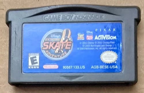 Disney's Extreme Skate Adventure Nintendo Game Boy Advance Cartridge Only!