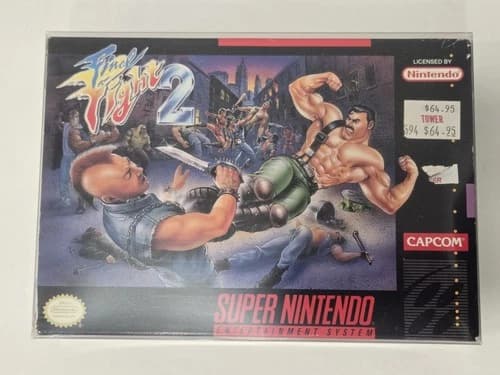 Final Fight 2 SNES Super Nintendo CIB Complete In Box