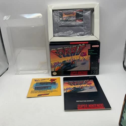 F-Zero (SNES Super Nintendo Entertainment System) CIB 6