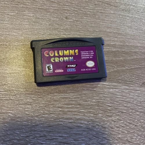 Columns Crown Gameboy Advance 2002 Authentic & tested