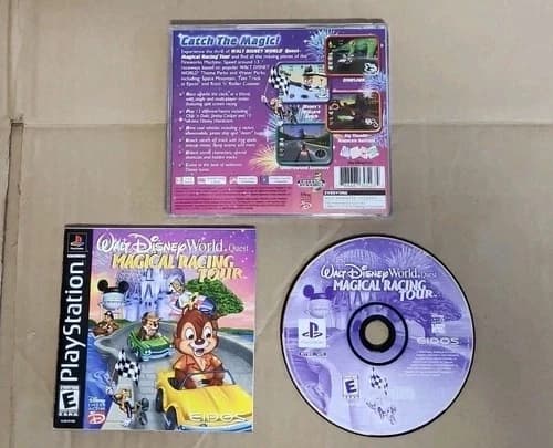 Walt Disney World Quest: Magical Racing Tour Sony PlayStation 1, 2000 - Tested
