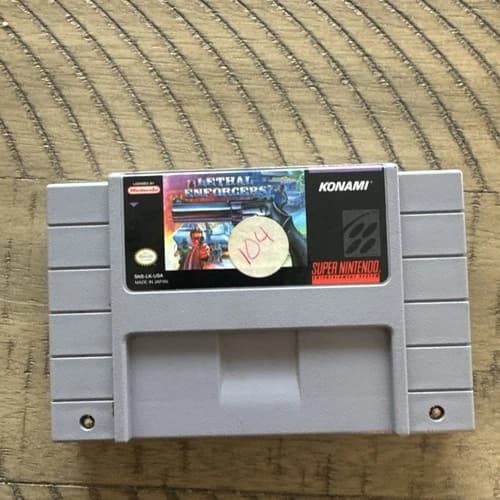 Lethal Enforcers Game Super Nintendo (SNES) - Cartridge Only