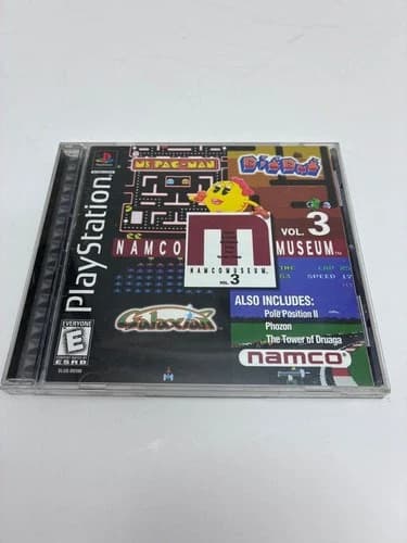Namco Museum Vol. 3 PlayStation PS1 Video Game Classic Arcade Hits