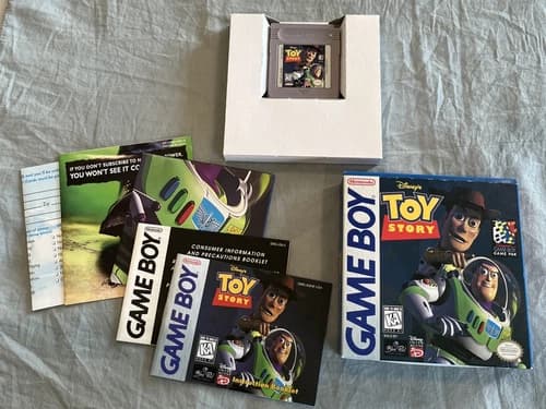 Disney's Toy Story (Nintendo Game Boy, 1996) COMPLETE Cib