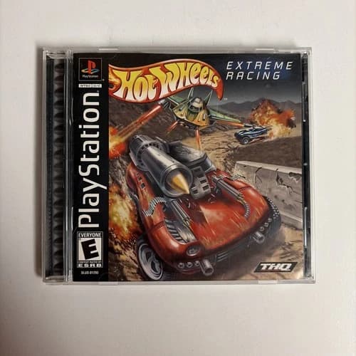 Hot Wheels: Extreme Racing (PlayStation 1, 2001) PS1 Game, Complete TESTED