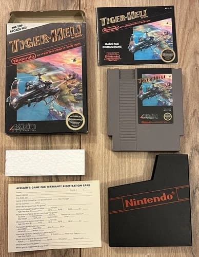 Tiger-Heli (Nintendo Entertainment System, 1987) CIB Complete Tested w/ Reg Card