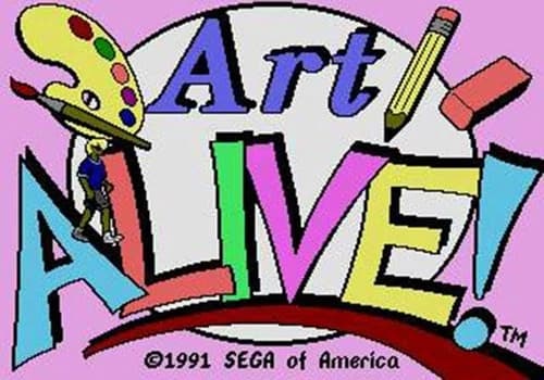 Art Alive - Sega Genesis Game Complete
