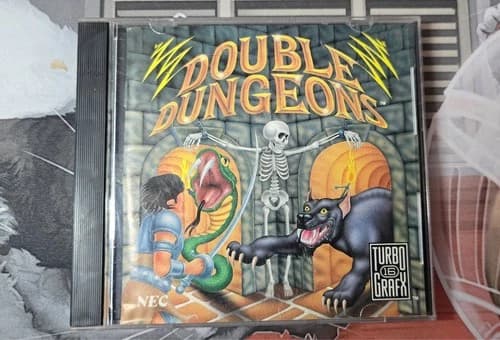Double Dungeons (TurboGrafx-16, 1990) CIB Complete