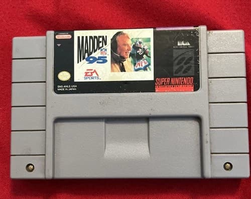 Madden NFL 95 (Super Nintendo Entertainment System, 1994)