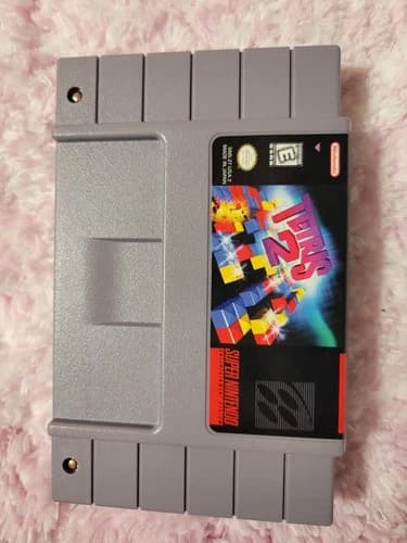 Nintendo Tetris 2 SNES Super Nintendo Game Cartridge NTSC-U/C