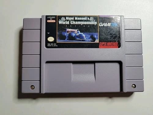 Nigel Mansell's World Championship (Super Nintendo)SNES - Authentic Tested&Works