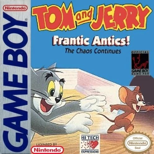 Tom And Jerry Frantic Antics Game Boy