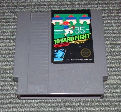 10-Yard Fight for Nintendo NES Authentic Fast Free Shipping