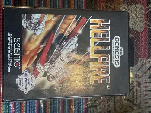 Hellfire (Sega Genesis) CIB Complete, AUTHENTIC AND TESTED