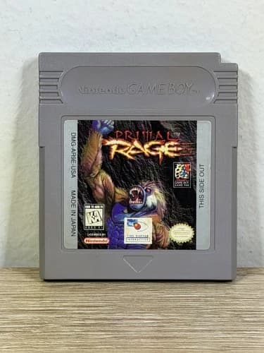Primal Rage (Nintendo GameBoy Original, 1995) Tested ✅
