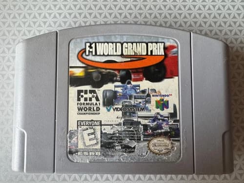 F-1 World Grand Prix (Nintendo 64, 1998) Authentic N64 Tested & Working!