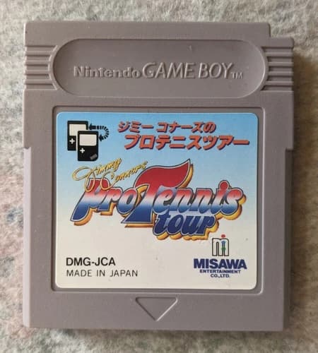 Jimmy Connor's Pro Tennis Tour [Nintendo Game Boy - DMG-JCA] U.S. Seller