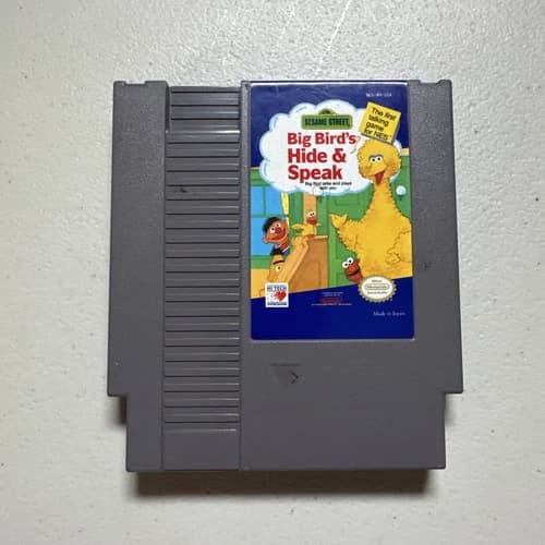 Sesame Street Big Bird's Hide And Speak (NES) - Loose (Hi Tech, 1990)