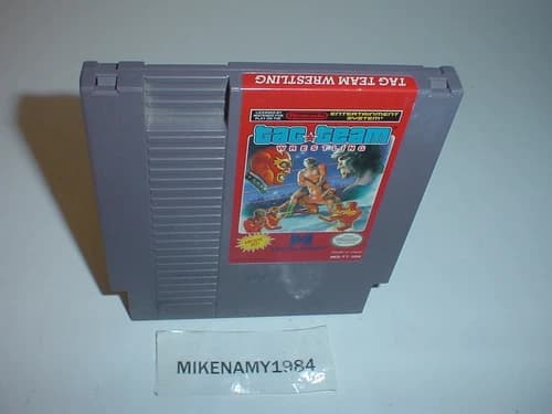 TAG TEAM WRESTLING game cartridge only for Original Nintendo NES system