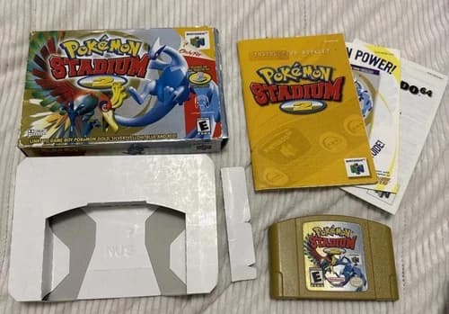 Pokemon Stadium 2 Nintendo 64 N64 Complete in Box