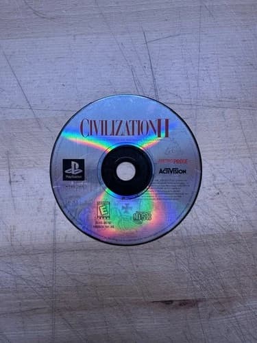 Civilization II Sony PlayStation 1 PS1 Video Game Activision - DISC ONLY Tested
