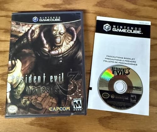 Resident Evil 3: Nemesis (Nintendo GameCube, 2003) TESTED- Working