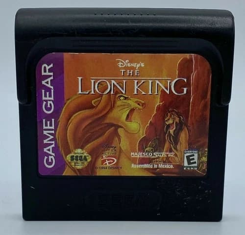Sega Game Gear Disney The Lion King Authentic Cartridge 1994 Tested & Working