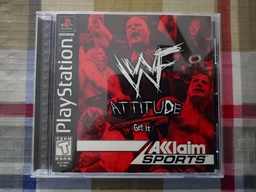 WWF ATTITUDE PS1 PLAYSTATION 1 COMPLETE