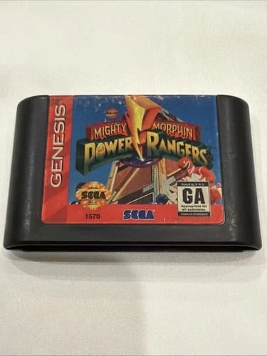 Mighty Morphin Power Rangers (Sega Genesis, 1994) Cartridge Only! *WORKS*