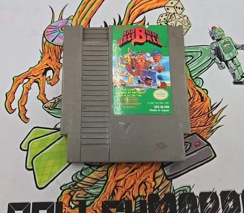 Bad News Baseball (Nintendo NES) Tested Working