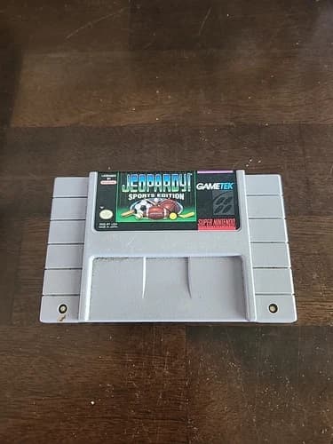 Jeopardy -- Sports Edition (Super Nintendo Entertainment System, 1993) SNES