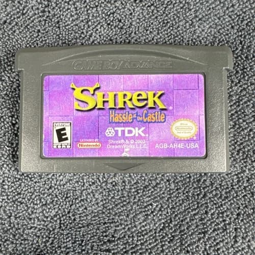Shrek Hassle at the Castle Game Boy Advance GBA Authentic Cartridge Tested
