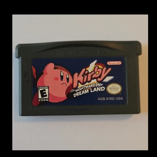 Kirby: Nightmare in Dream Land Nintendo Game Boy Advance NTSC-U/C E, Cart Only