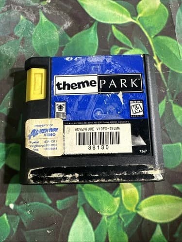 Theme Park (Sega Genesis, 1995) Authentic Tested - Cartridge Only